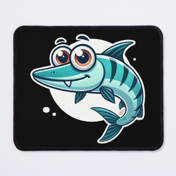 Item preview, Adorable Barracuda Fish designed and sold by Sillytoe.