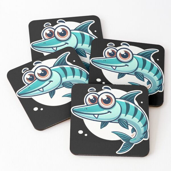 Item preview, Adorable Barracuda Fish designed and sold by Sillytoe.