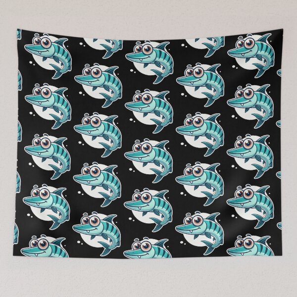 Item preview, Adorable Barracuda Fish designed and sold by Sillytoe.