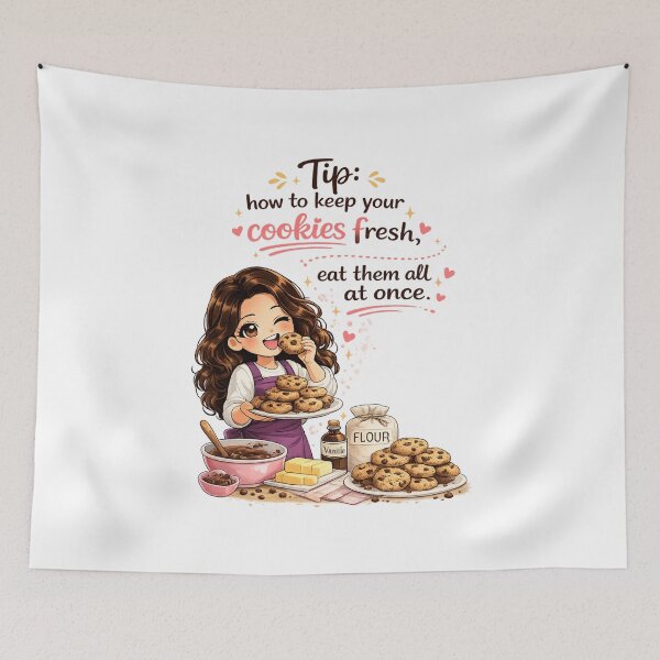 Item preview, How to Keep Your Cookies Fresh (Eat Them All at Once) designed and sold by thecookiegallery.