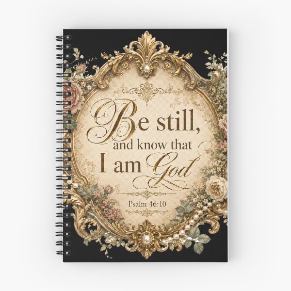 Item preview, Be Still And Know Psalm 46:10 Vintage Christian Design designed and sold by NaphDesigns.