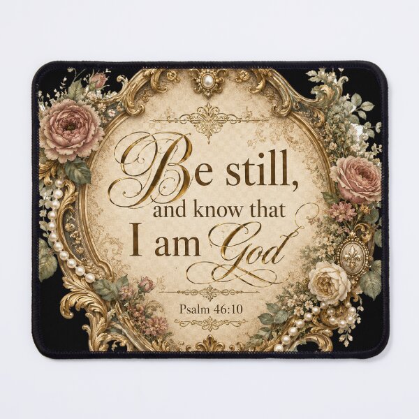 Item preview, Be Still And Know Psalm 46:10 Vintage Christian Design designed and sold by NaphDesigns.