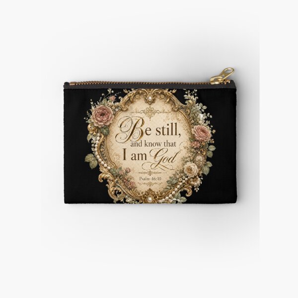 Item preview, Be Still And Know Psalm 46:10 Vintage Christian Design designed and sold by NaphDesigns.