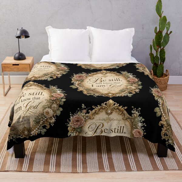 Item preview, Be Still And Know Psalm 46:10 Vintage Christian Design designed and sold by NaphDesigns.