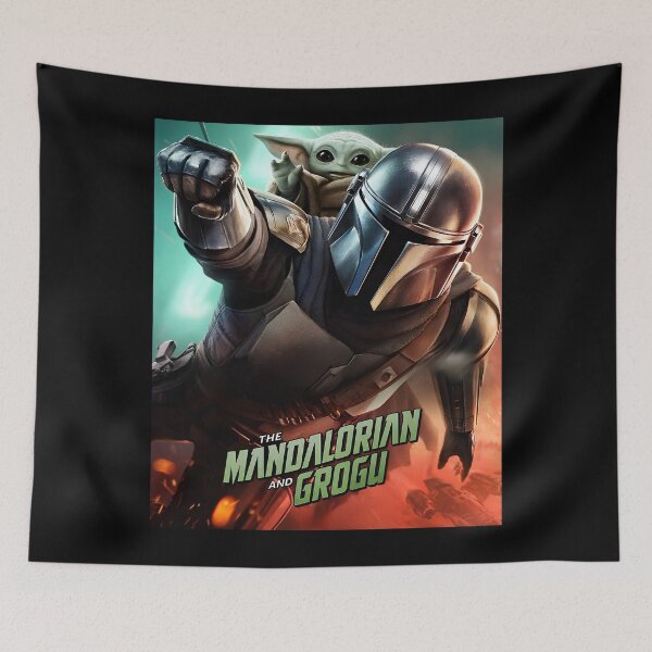 Item preview, Mando and Grogu designed and sold by helman-art.
