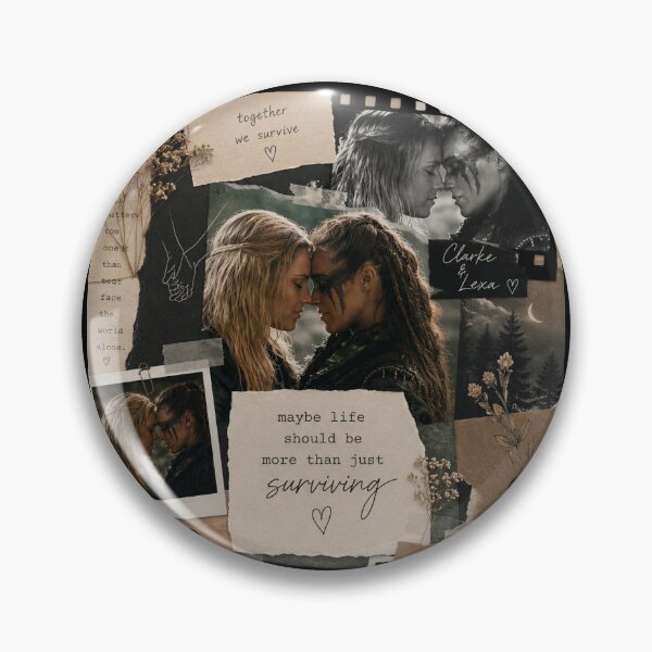 Item preview, The 100 - Lexa and Clarke (Clexa) - Coupleflix lgbt+ sapphic serie - May we meet again designed and sold by lgbtcontext.