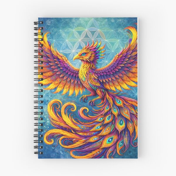 Item preview, Lab Visions 120: Phoenix Rising Sacred Geometry Fire Bird designed and sold by The Psychedelic Anarchist.