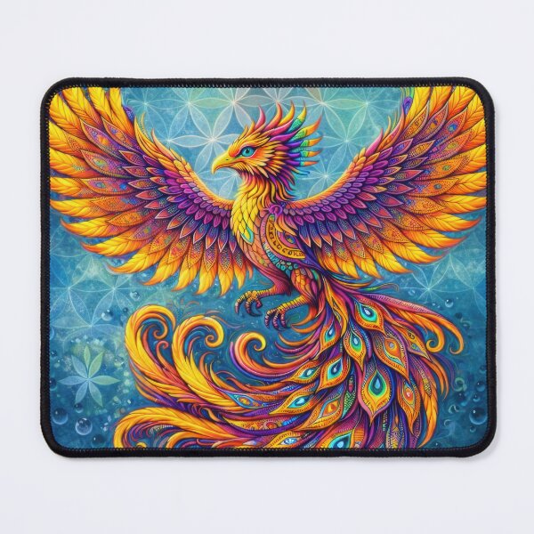 Item preview, Lab Visions 120: Phoenix Rising Sacred Geometry Fire Bird designed and sold by The Psychedelic Anarchist.