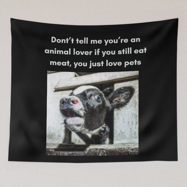 Item preview, Bold vegan and animal rights protest design designed and sold by VoiceForAnimals.