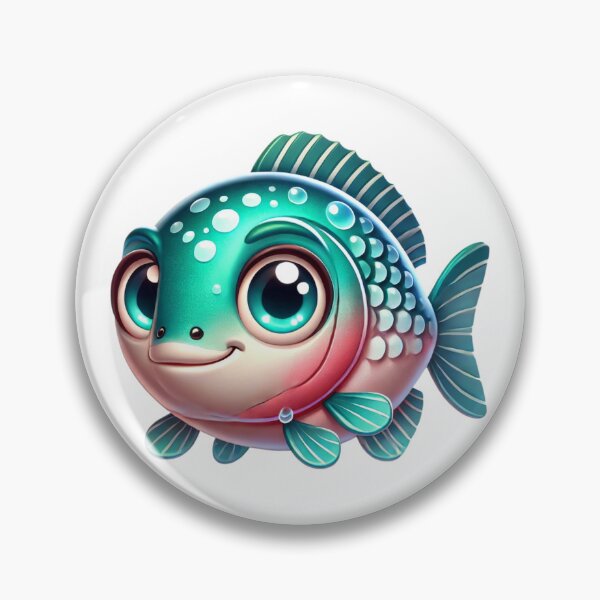 Item preview, Adorable Barramundi Fish designed and sold by Sillytoe.