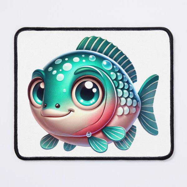 Item preview, Adorable Barramundi Fish designed and sold by Sillytoe.