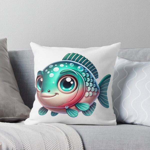 Item preview, Adorable Barramundi Fish designed and sold by Sillytoe.