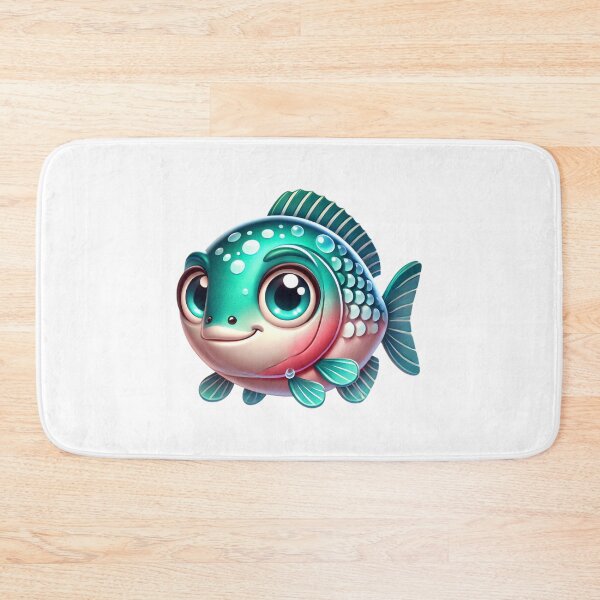 Item preview, Adorable Barramundi Fish designed and sold by Sillytoe.