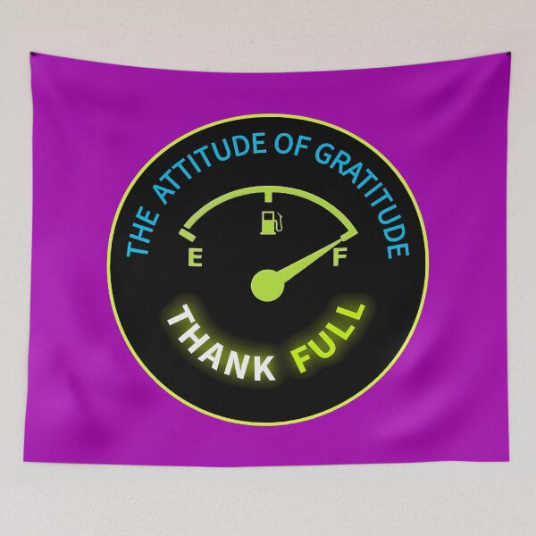 Item preview, THE ATTITUDE OF GRATITUDE... THANK  FULL. designed and sold by RISE AND SHINE.