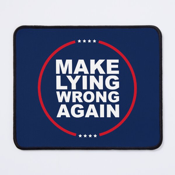 Item preview, Save Democracy - Make Lying Wrong Again - 2026 Midterm Election - Vote 2026 designed and sold by DesignByLeo.