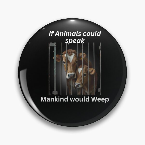 Item preview, Bold vegan and animal rights protest design designed and sold by VoiceForAnimals.