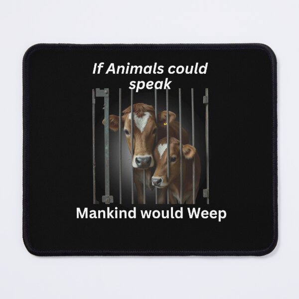 Item preview, Bold vegan and animal rights protest design designed and sold by VoiceForAnimals.