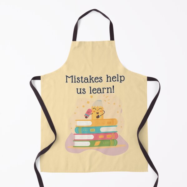 Item preview, “Mistakes help us learn.” | Books and Pencil | designed and sold by Grixel's Paang Gala Shop.