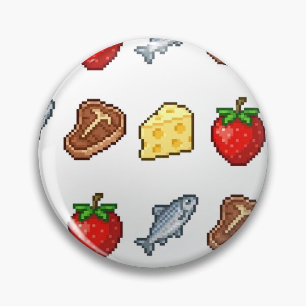 Item preview, Pixel Food Set – Retro Game Style Icons designed and sold by WATEKE.