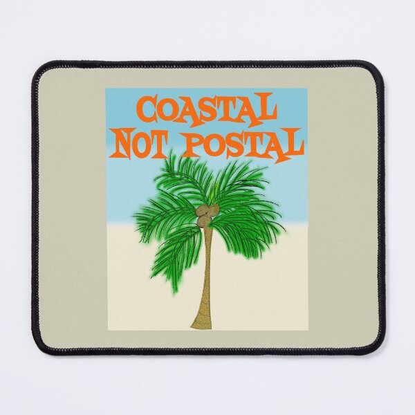 Item preview, Coastal Not Postal designed and sold by Odd-Squared.