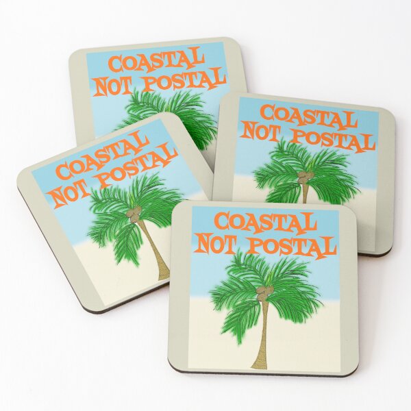 Item preview, Coastal Not Postal designed and sold by Odd-Squared.
