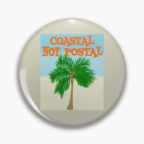Item preview, Coastal Not Postal designed and sold by Odd-Squared.