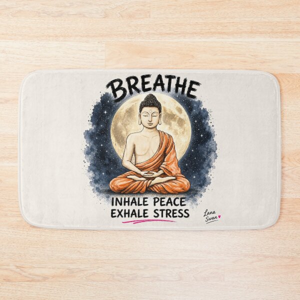 Item preview, MOONLIT BUDDHA | Spiritual Night Art | Zen Moon Aesthetic designed and sold by BlueberrySwan.