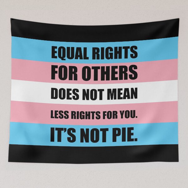 Item preview, Transgender Flag - Equal Rights - Vote 2026 - 2026 Midterm Election - Funny Quotes - Pride Month - LGBTQ Rights designed and sold by DesignByLeo.