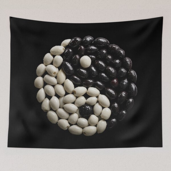 Item preview, Yin Yang Olives – Mediterranean Zen Olive Art Design designed and sold by WordPlayStudio.