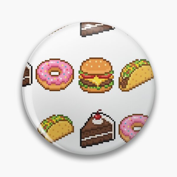 Item preview, Pixel Food Collection – Retro Sweet & Savory Icons designed and sold by WATEKE.
