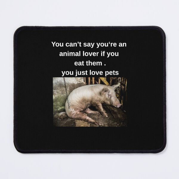 Item preview, Bold vegan and animal rights protest design designed and sold by VoiceForAnimals.