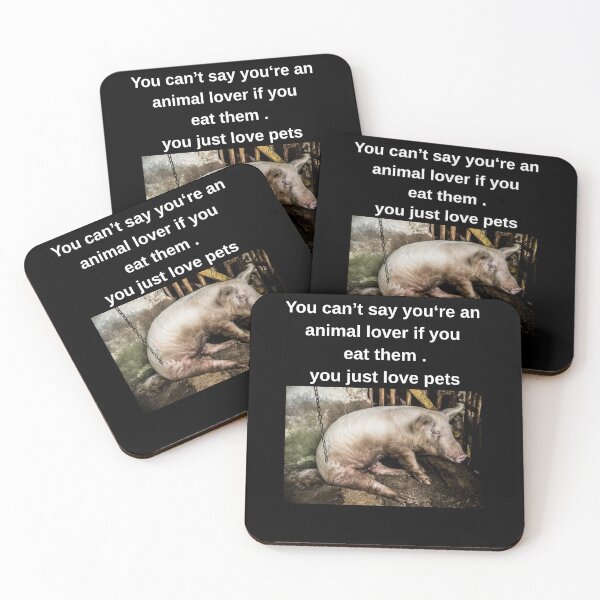 Item preview, Bold vegan and animal rights protest design designed and sold by VoiceForAnimals.