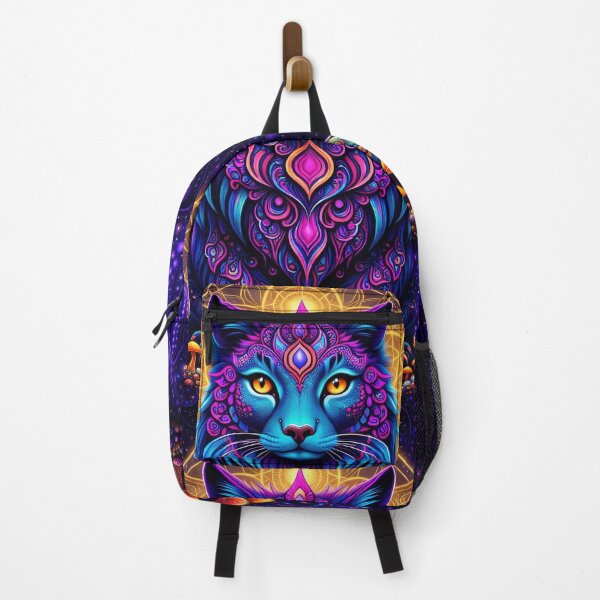Item preview, Lab Visions 119: Mandala Cat Neon Psychedelic Cat designed and sold by The Psychedelic Anarchist.