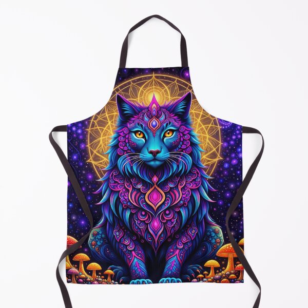 Item preview, Lab Visions 119: Mandala Cat Neon Psychedelic Cat designed and sold by The Psychedelic Anarchist.