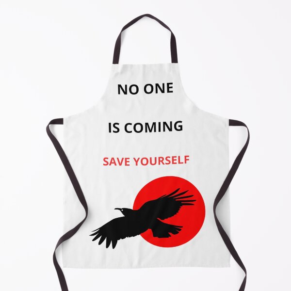 Item preview, No One Is Coming Save Yourself Gym Motivation designed and sold by Wild Horizon Studio.