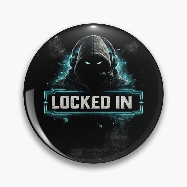 Item preview, Locked In – Dark Gamer Focus Design designed and sold by MarketWolf.