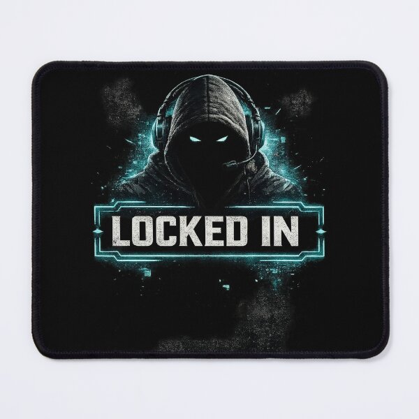 Item preview, Locked In – Dark Gamer Focus Design designed and sold by MarketWolf.