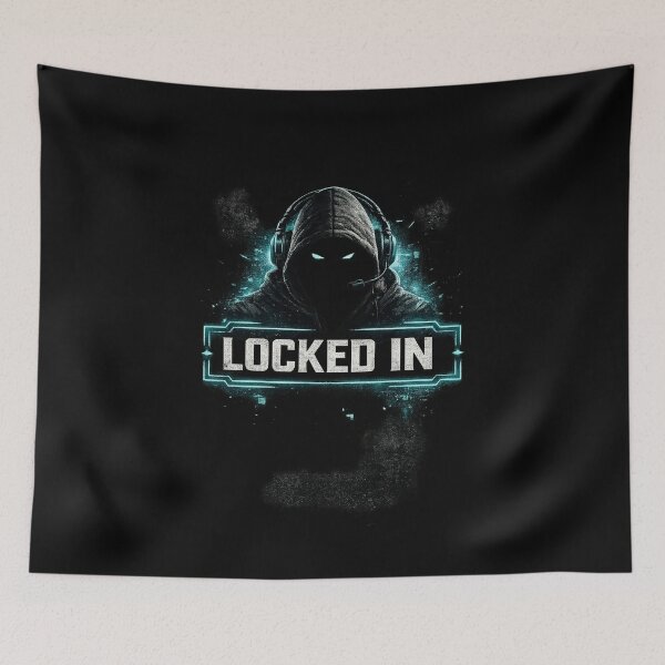 Item preview, Locked In – Dark Gamer Focus Design designed and sold by MarketWolf.