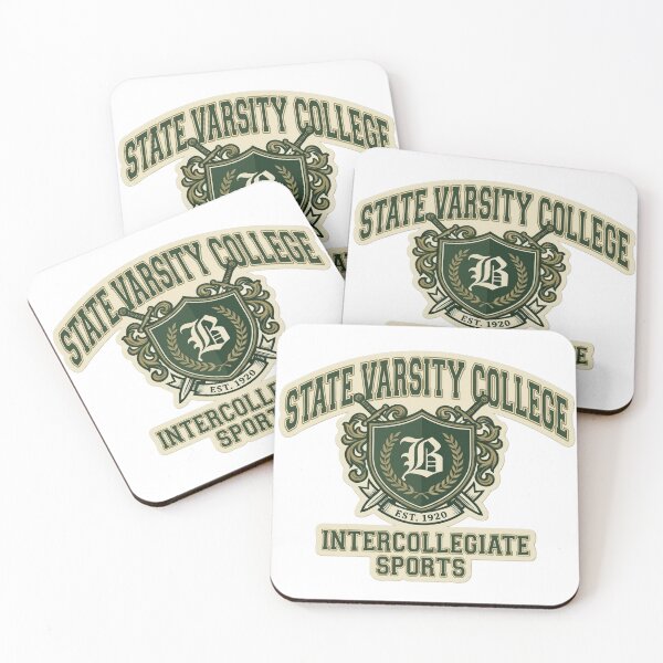 Item preview, Vintage State Varsity College Crest - Retro Dark Academia Sports Emblem designed and sold by Fatomfatom.