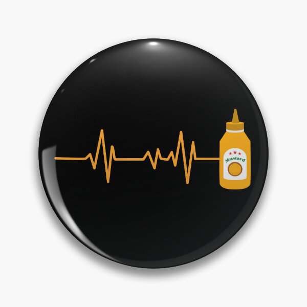 Item preview, Mustard heartbeat, mustard lovers designed and sold by Shedronpanda.