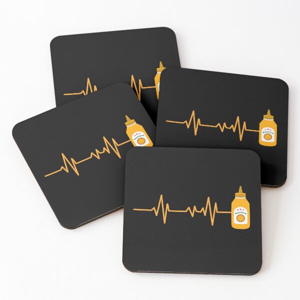 Item preview, Mustard heartbeat, mustard lovers designed and sold by Shedronpanda.