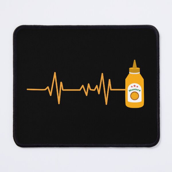 Item preview, Mustard heartbeat, mustard lovers designed and sold by Shedronpanda.