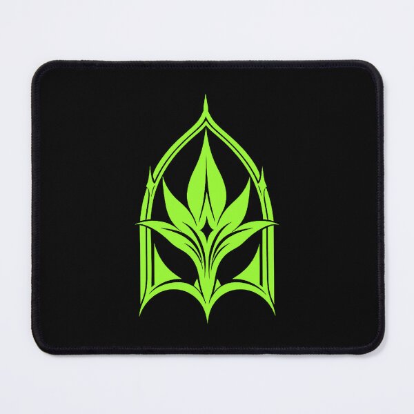 Item preview, Green Lotus Arch — Botanical Sigil Emblem designed and sold by DreamMachine69.