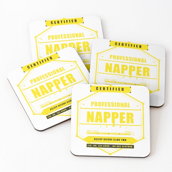 Item preview, Certified Professional Napper Funny Office Humor Gift designed and sold by Mega-Shopping.
