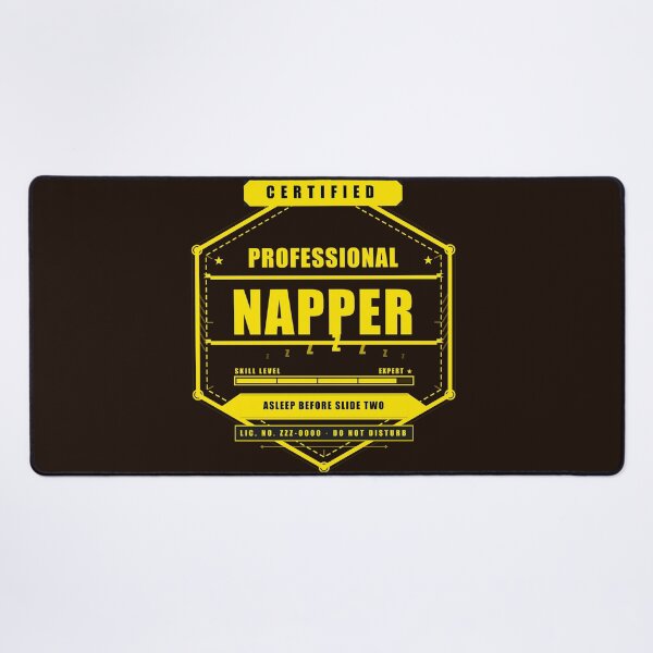 Item preview, Certified Professional Napper Funny Office Humor Gift designed and sold by Mega-Shopping.