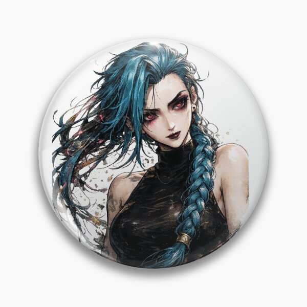 Item preview, Jinx League of Legends Chaos Blue designed and sold by Estairco.