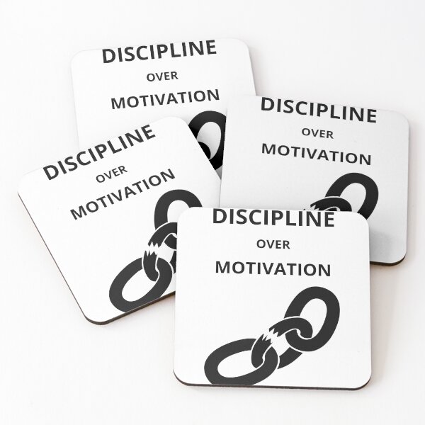 Item preview, Discipline Over Motivation Gym Design designed and sold by IronDiscipline90.
