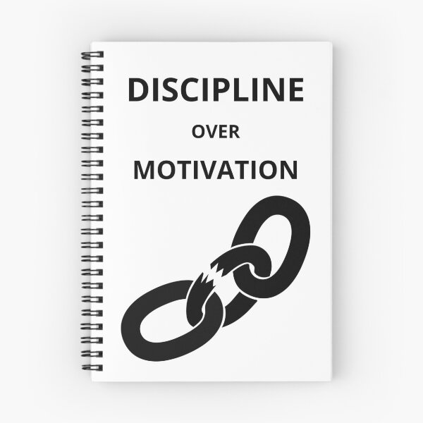 Item preview, Discipline Over Motivation Gym Design designed and sold by Wild Horizon Studio.