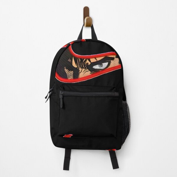 Item preview, The Struggler's Glare Neon Swoosh - Guts Anime Eyes Streetwear designed and sold by Teenkai.