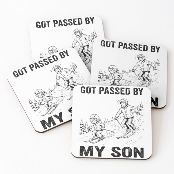 Item preview, Got Passed By My Son - Funny Skiing Dad designed and sold by CutOutIdols.